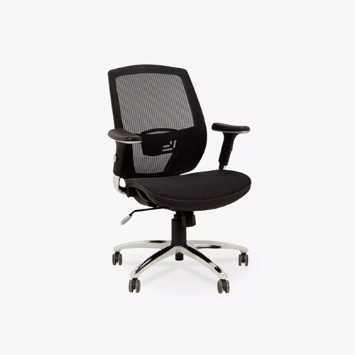 [FURN_0269] Chaise de bureau noire serial